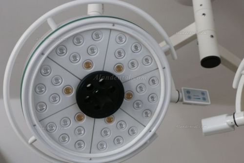 KWS KD-2072B-2 216W Two Headed Ceiling LED Surgical Exam Light Shadowless Lamp 